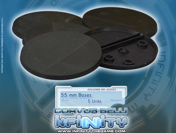 Infinity Accessories: 55mm Bases (5)