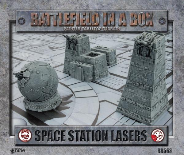 Battlefield in a Box: Space Station Lasers (10-15mm)
