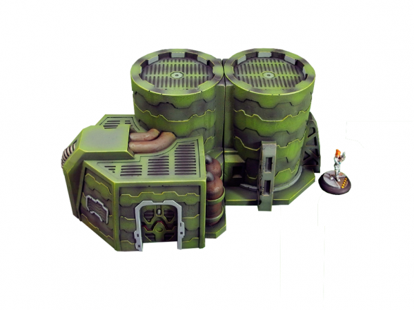 28mm Sci-Fi Terrain: Outpost Processing Plant