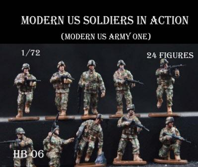 Caesar Miniatures: Modern US Soldiers In Action