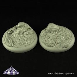 Extraordinary Bases: Others - Summer Beach 40mm Round Edge Bases (2)