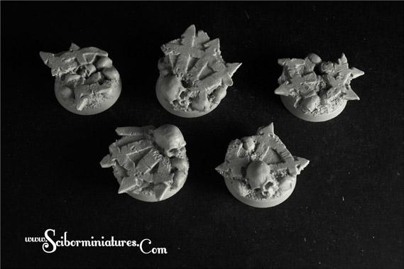Crused Earth 25mm/65mm round bases Scibor Miniatures 2
