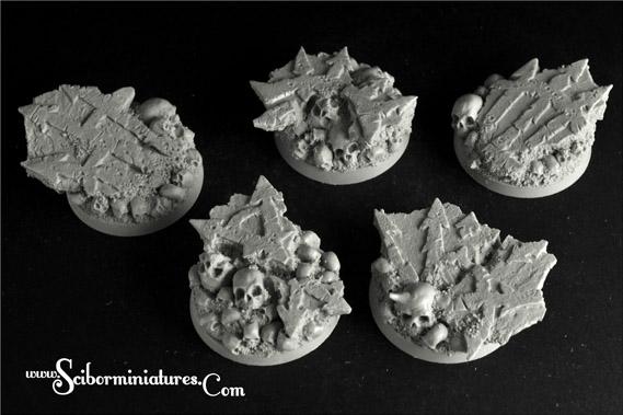 Crused Earth 25mm/65mm round bases Scibor Miniatures 2