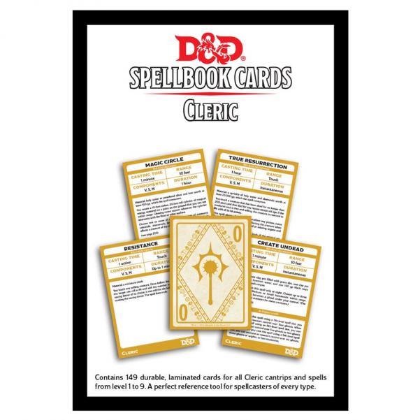 D&D: Spellbook Cards: Cleric Deck (149 Cards)