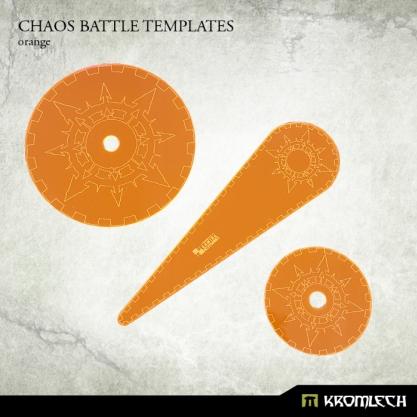Kromlech Accessories: Chaos Battle Templates [orange]