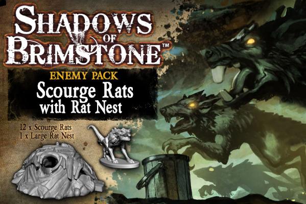 Shadows Of Brimstone: Scourge Rats with Rat Nest Enemy Pack
