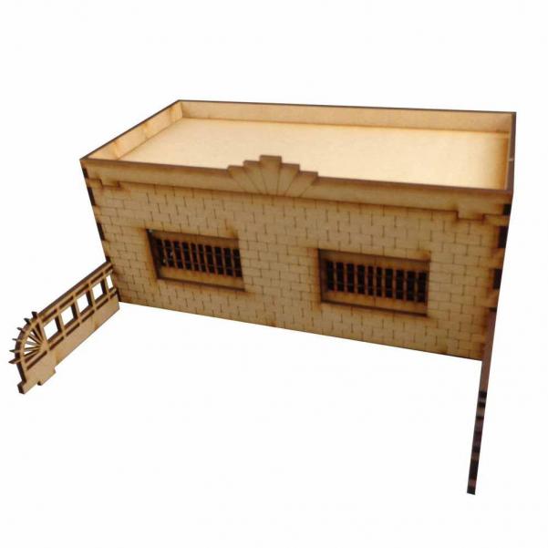 28mm Terrain: City Scenics - Police Station Extension