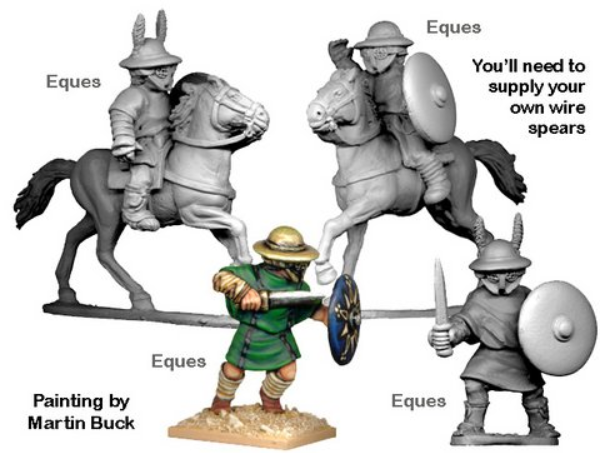 Sons of Mars: Gladatorial Combat - Equites (2 foot, 2 mounted)