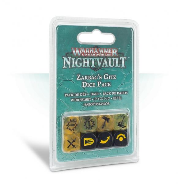 Warhammer Underworlds: Nightvault Zarbag's Gitz Dice Set