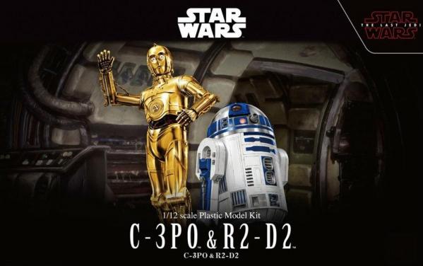 Bandai Hobby (Gunpla) Star Wars 1/12 scale: C-3PO & R2-D2
