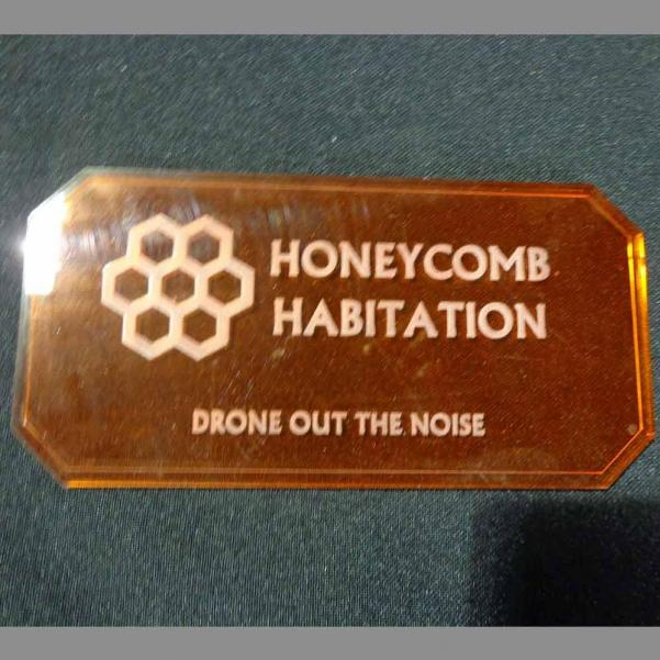 28mm Terrain: Sci-fi Scenics - Sign J (Honeycomb Habitation)