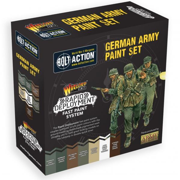 WLG822612001 Warlord Games Bolt Action German Paint Set 