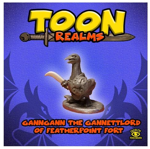 Toon Realms: Ganngann The Gannettlord of Featherpoint Fort