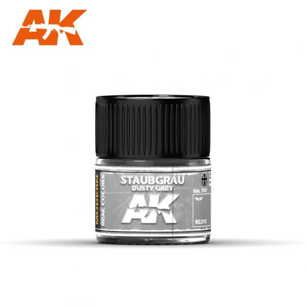 AK-Interactive: Real Colors - Staubgrau-Dusty Grey RAL 7037 10ml