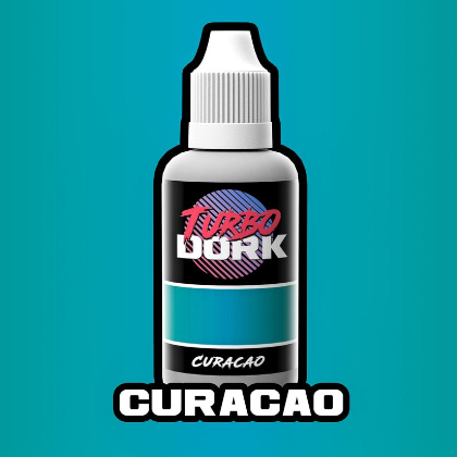 Turbo Dork Paints: Metallic Acrylic - Curacao (20 ml)