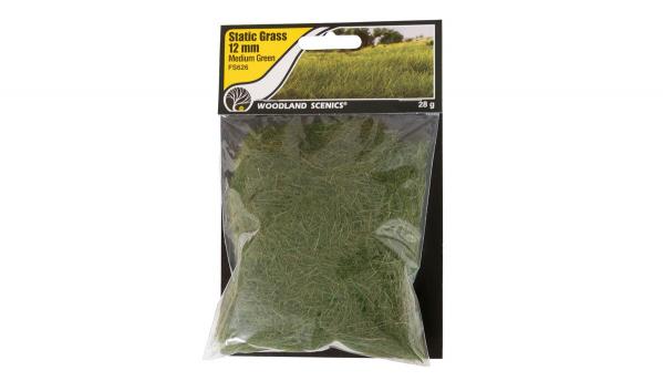 Woodland Scenics: 12mm Static Grass - Medium Green