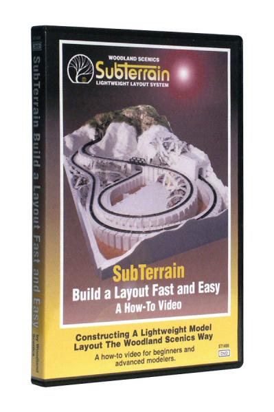 Woodland Scenics: (Hobby Accessory) SubTerrain - Build A Layout Fast and Easy (DVD)