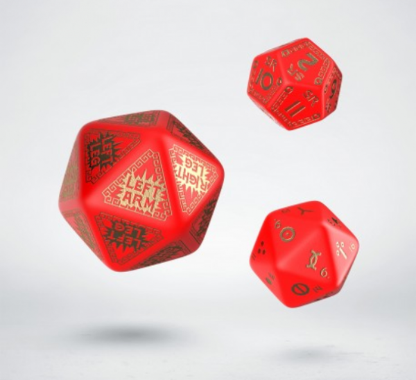 Official Legend of the 5 Rings The Lion Clan Dice Set by Q-workshop 