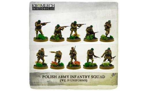 Kromlech Miniatures: Polish Army Infantry Squad (wz. 19 uniforms) (10)