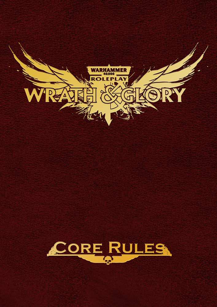 Wrath & Glory RPG: Core Rulebook [Leatherette Red]