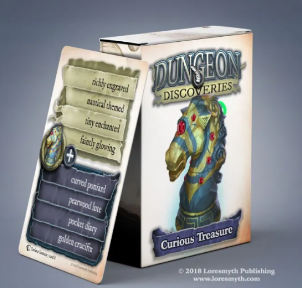 Dungeon Discoveries: Curious Treasure card deck