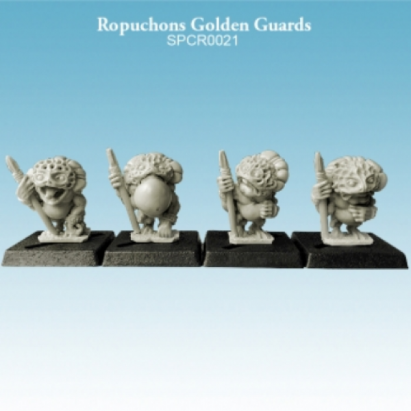 Argatoria 10mm scale - Ropuchons Golden Guards (4)