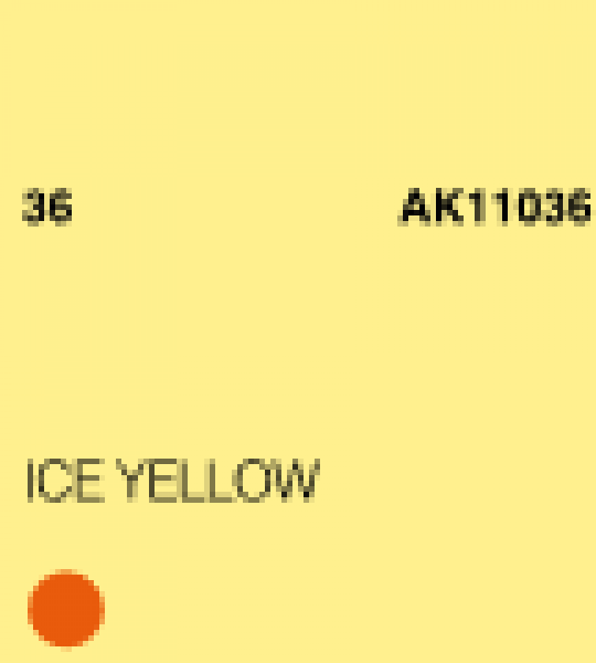 AK-Interactive: (3rd Gen) Acrylic - Ice Yellow (17ml)