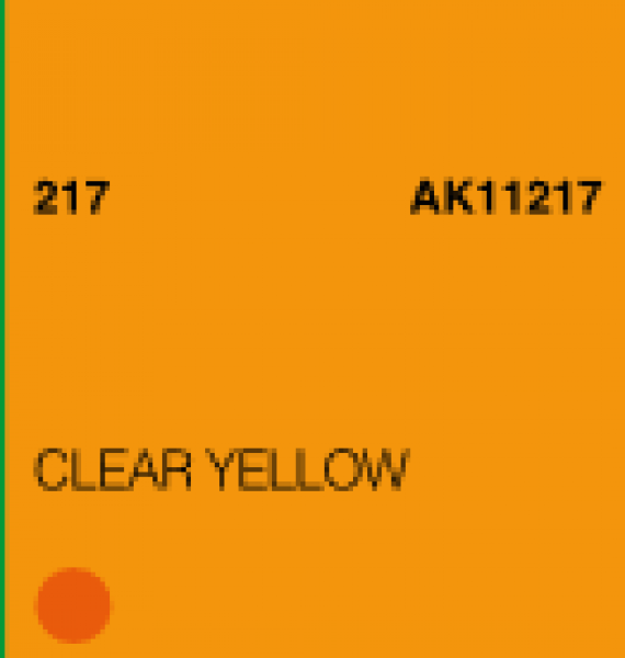 AK-Interactive: (3rd Gen) Acrylic - Clear Yellow (17ml)