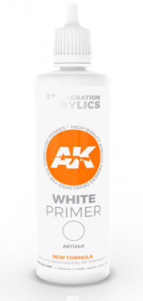 AK-Interactive: (3rd Gen) White Primer (100 ml)