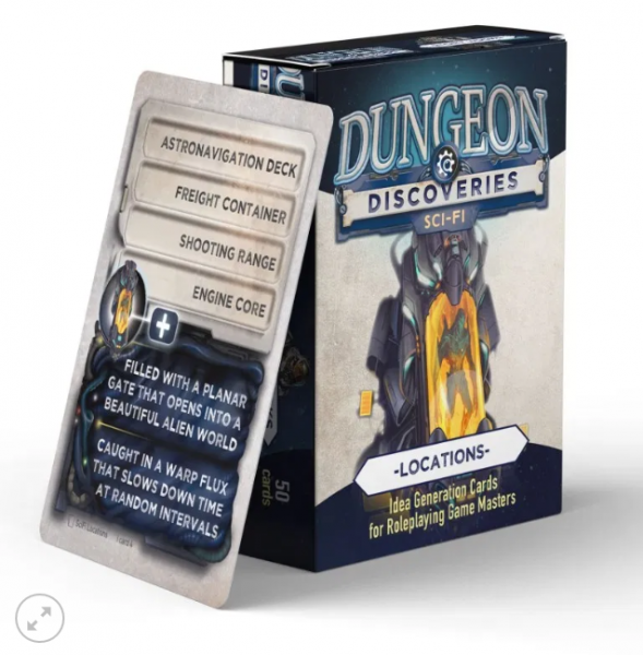 Dungeon Discoveries: Scifi Locations Card Deck
