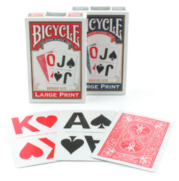 Bicycle Bridge Size Large Print Playing Cards (1 deck)