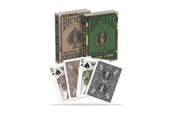 Bicycle Tactical Field Green Camo/Brown Camo Mix Playing Cards (1 deck)