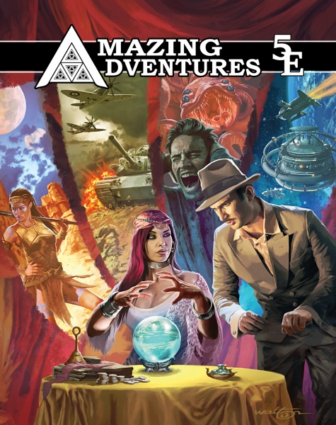 Amazing Adventures RPG: Core Rules (D&D 5th Edition compatible)