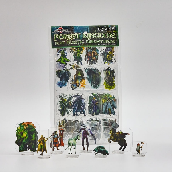 Flat Plastic Miniatures: Legendary Games Forest Kingdoms