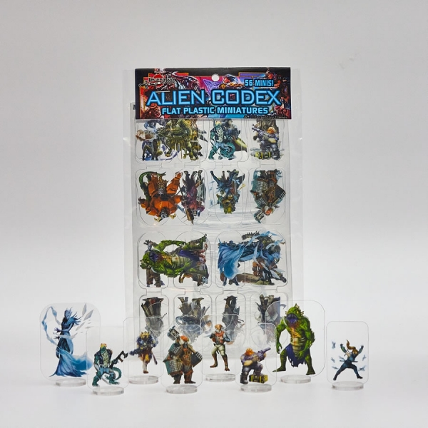 Flat Plastic Miniatures: Legendary Games Alien Codex