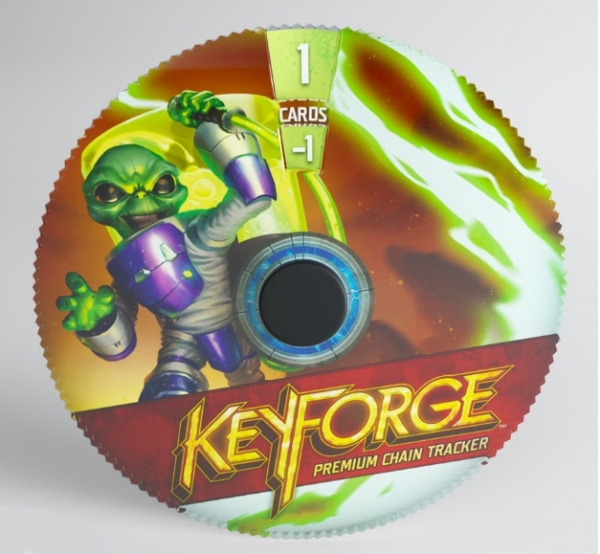 KeyForge: (Accessory) Premium Chain Tracker - Mars