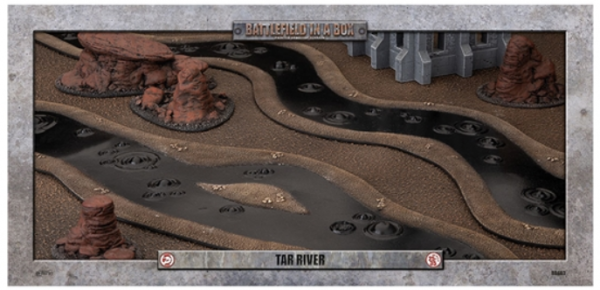 Battlefield in a Box: Tar River (6ft) - 30mm