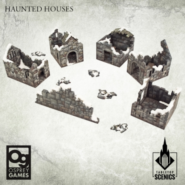 Kromlech Tabletop Scenics: Haunted Houses [Frostgrave]