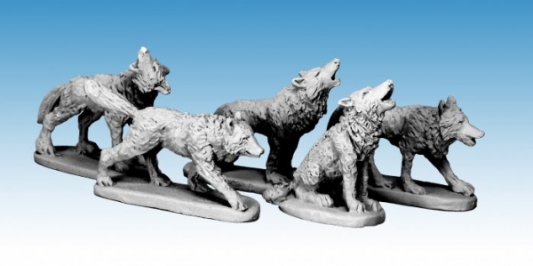 28mm: Animals - Wolves (5)