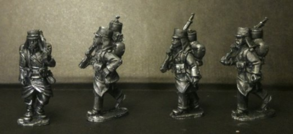 28mm March or Die: Marching Legion in Covered Kepi with Pack (4)
