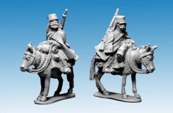 28mm March or Die: Legion Mounted Company in Greatcoats and Kepi (2)