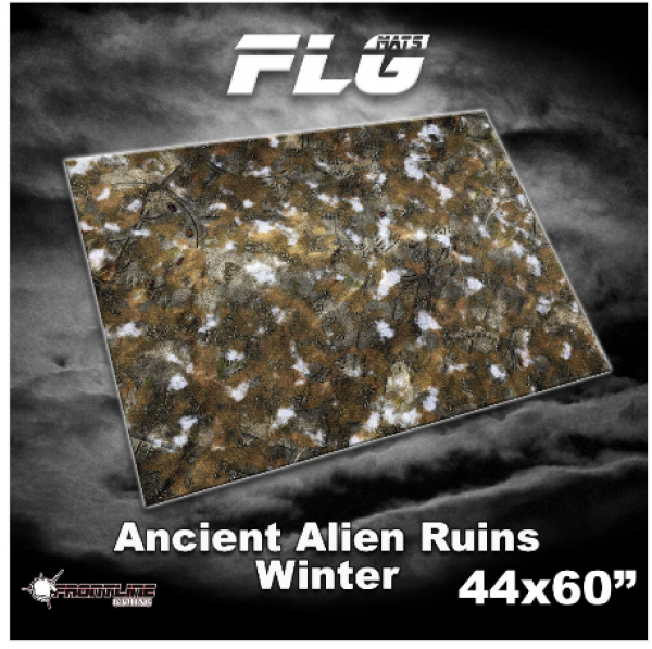 Frontline Gaming Mats: Ancient Alien Ruins Winter 44x60''