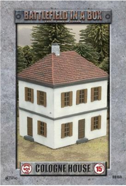 Battlefield in a Box: European House - Cologne (x1) - WWII 15mm
