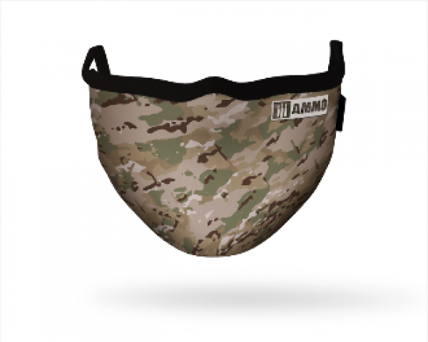 AMMO: Face Mask - Multicam (Hygienic protective mask 100% polyester)