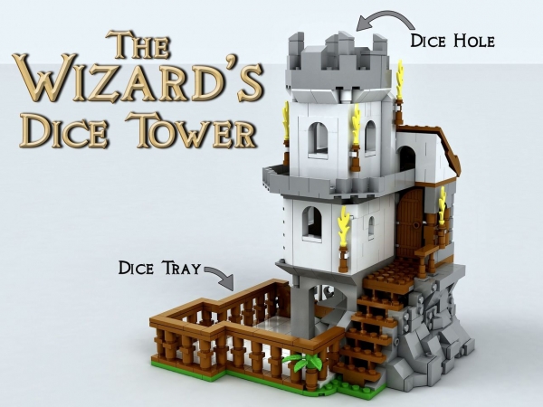 Brick Towers: The Wizard's Dice Tower Farm House with D&D Campaign