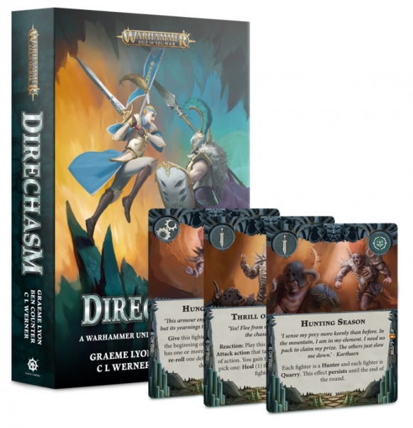 Warhammer 40K: (Novel) Warhammer Underworlds - Direchasm (HC) (Includes 3 Objective Cards)