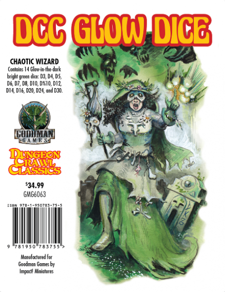 Dungeon Crawl Classics RPG: DCC Dice - Chaotic Wizard