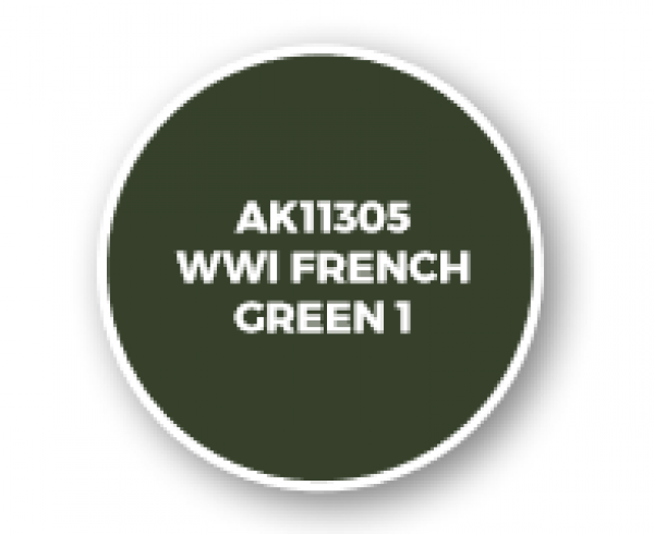 AK-Interactive: AFV Acrylics (3rd Gen) - WWI French Green 1