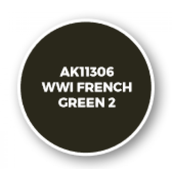AK-Interactive: AFV Acrylics (3rd Gen) - WWI French Green 2