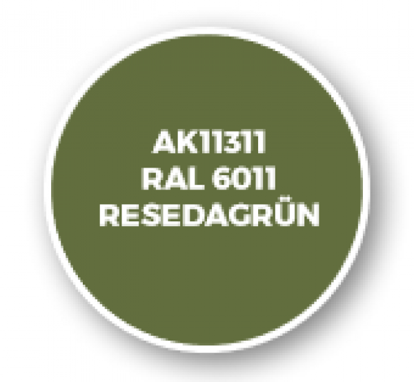 AK-Interactive: AFV Acrylics (3rd Gen) - RAL 6011 Resedagrün